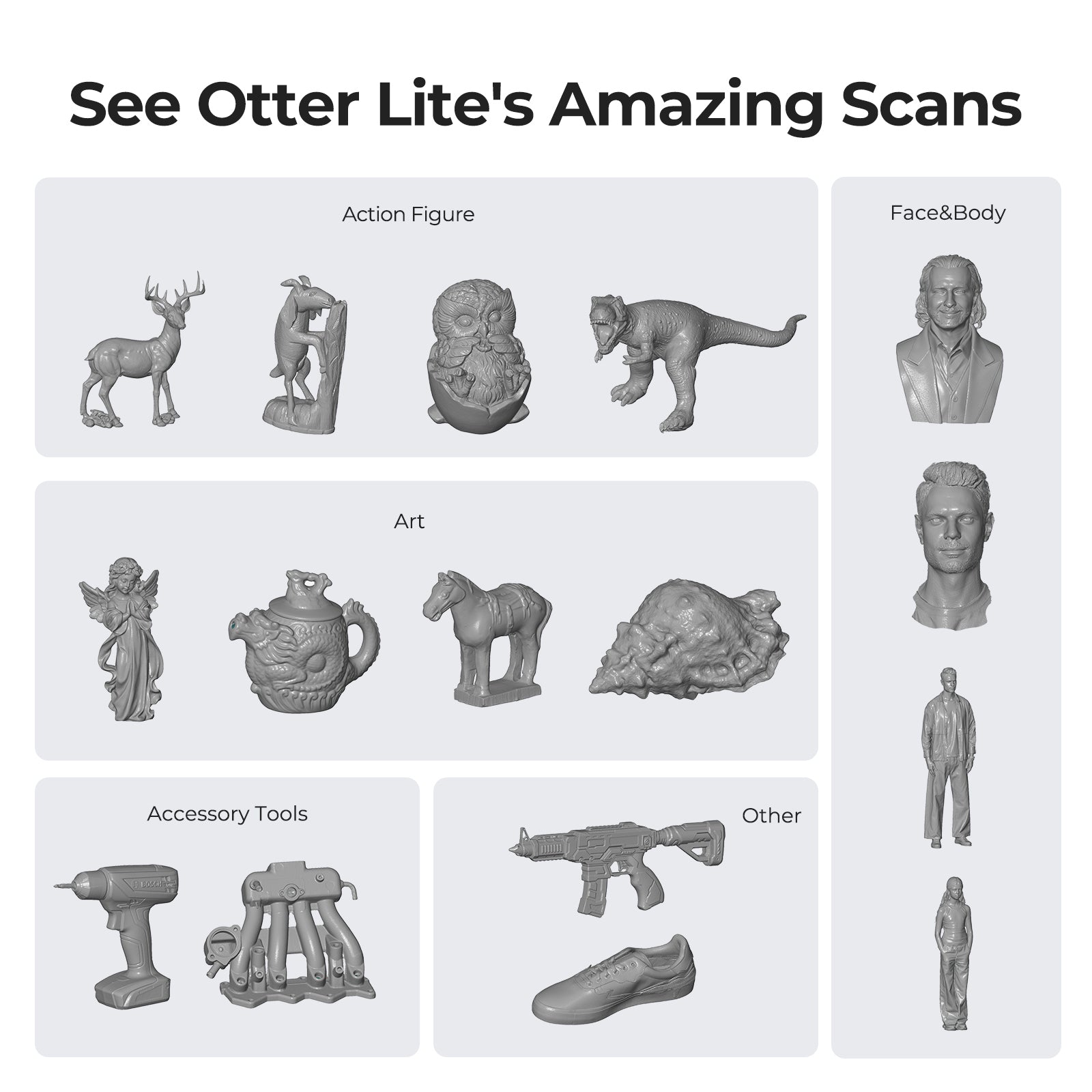 (🔥 Hot Sale) Otter Lite/Basic  3D Scanner Creality Official Store