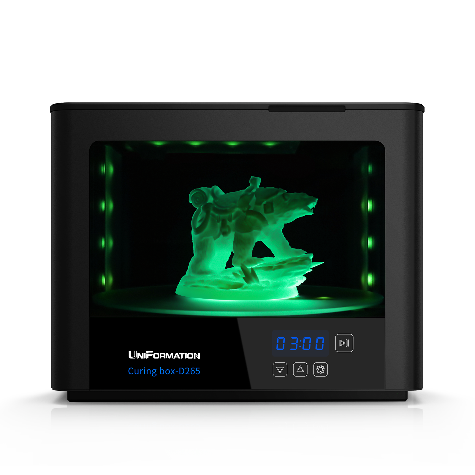 UniFormation D265Curing Station for Resin 3D Printers 405nm 10.2 inch 110v West3D Printing