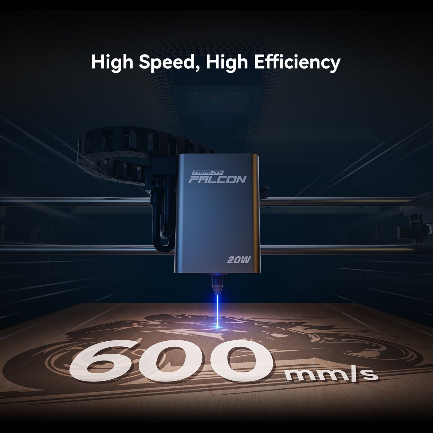 (In Stock) Falcon A1 Pro 20W Laser Engraver & Cutter Creality Official Store