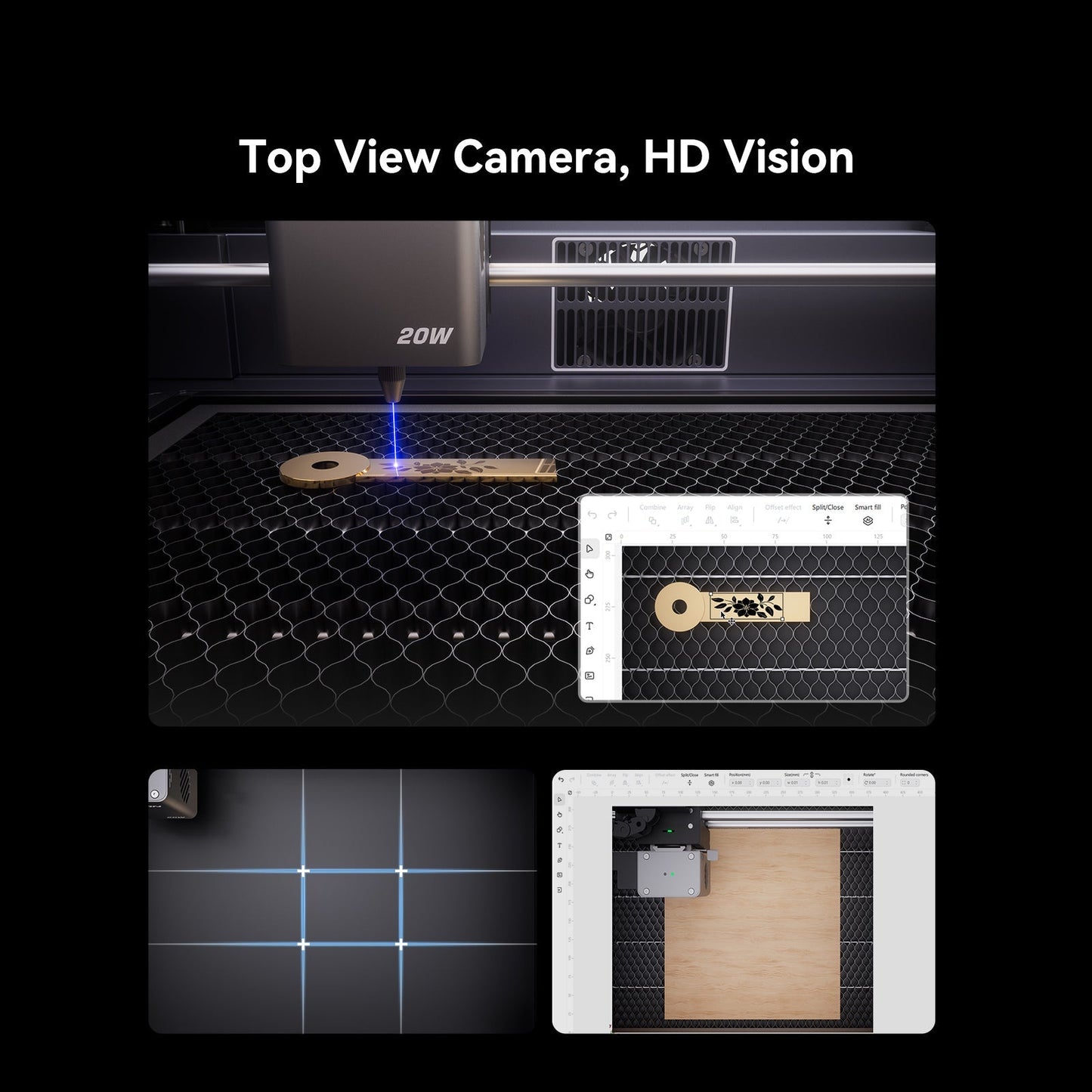 (In Stock) Falcon A1 Pro 20W Laser Engraver & Cutter Creality Official Store