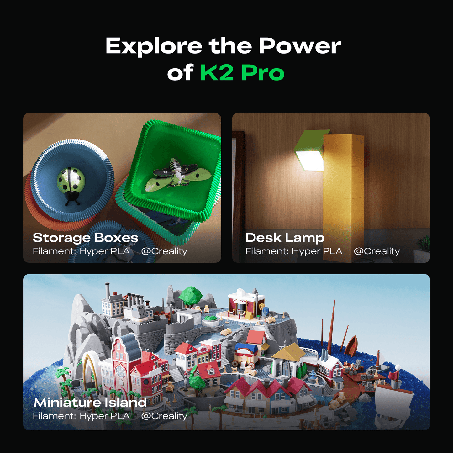 (In Stock) K2 Pro/Combo 3D Printer
