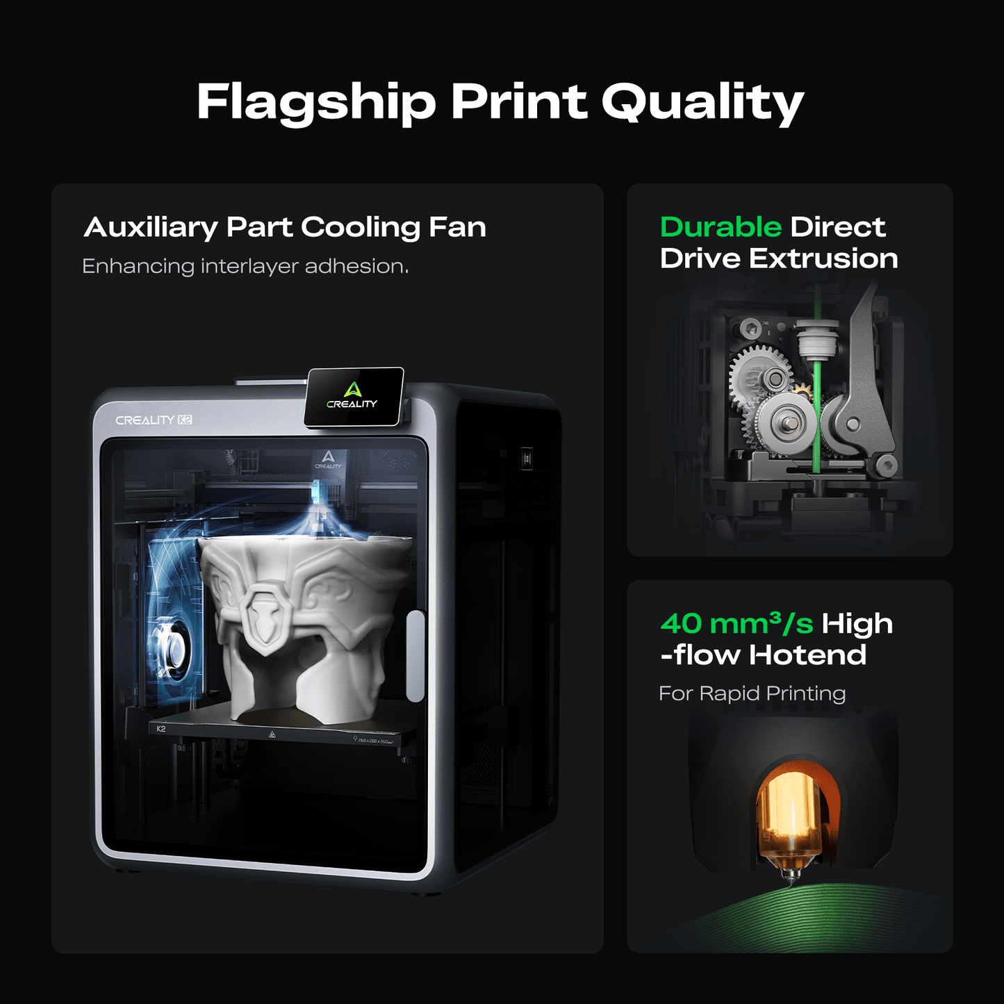 (In Stock) K2 Combo 3D Printer Creality Official Store