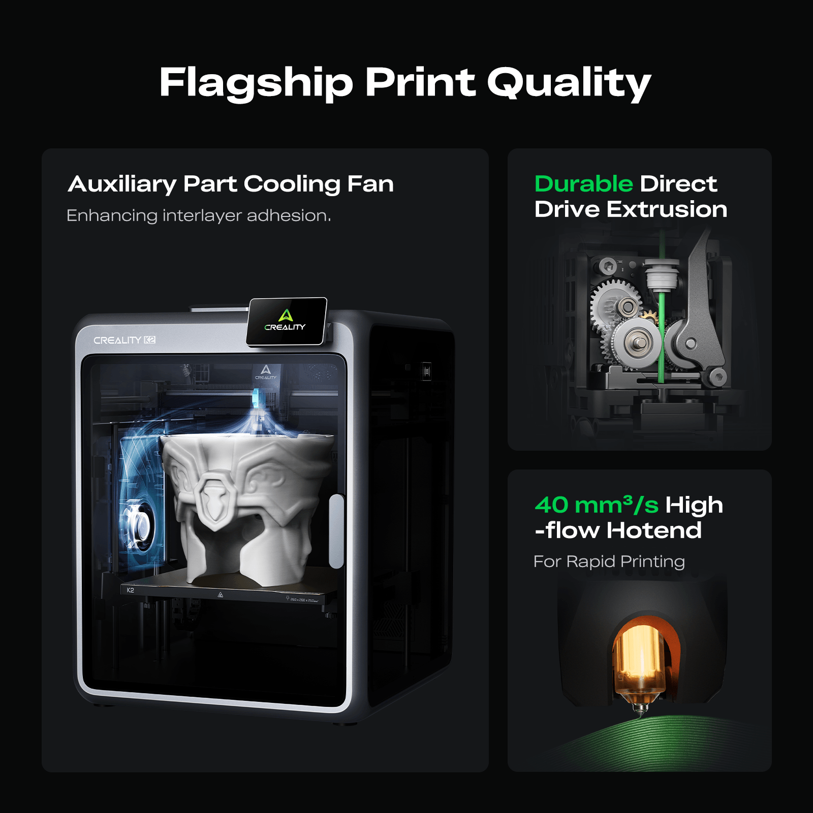 (In Stock) K2 Combo 3D Printer Creality Official Store