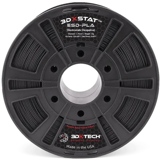 3DXSTAT™ ESD-PLA 1.75mm 3D Printer Filament by 3DXTech Made in USA 750g Filament 3DPrintiverse.com