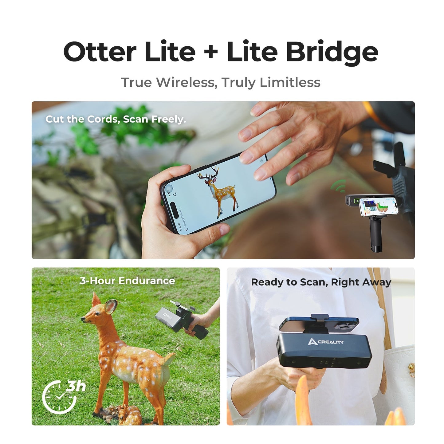 (🔥 Hot Sale) Otter Lite/Basic  3D Scanner Creality Official Store