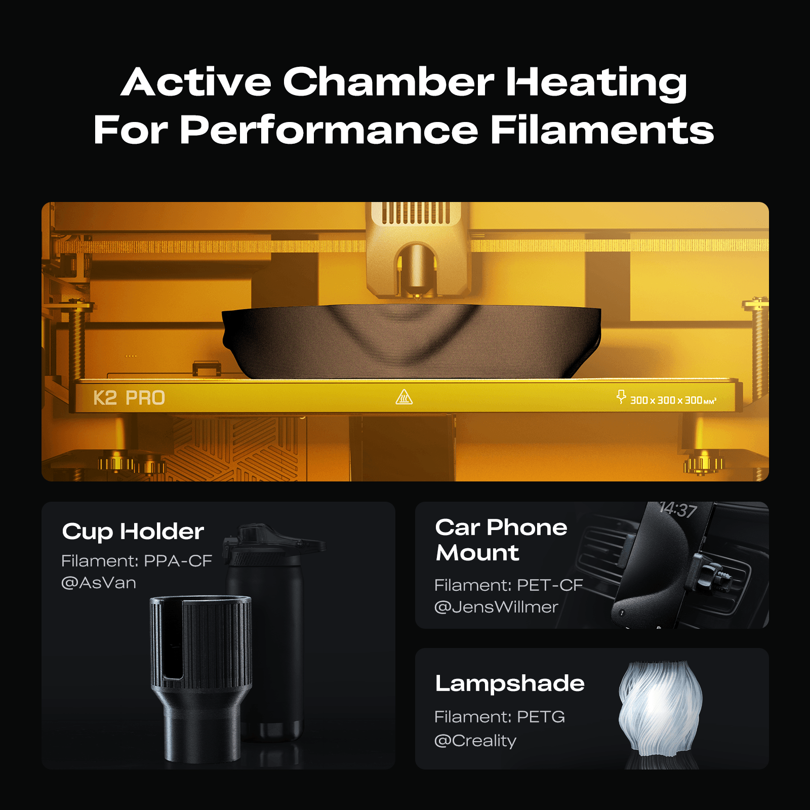 (In Stock) K2 Pro/Combo 3D Printer Creality Official Store