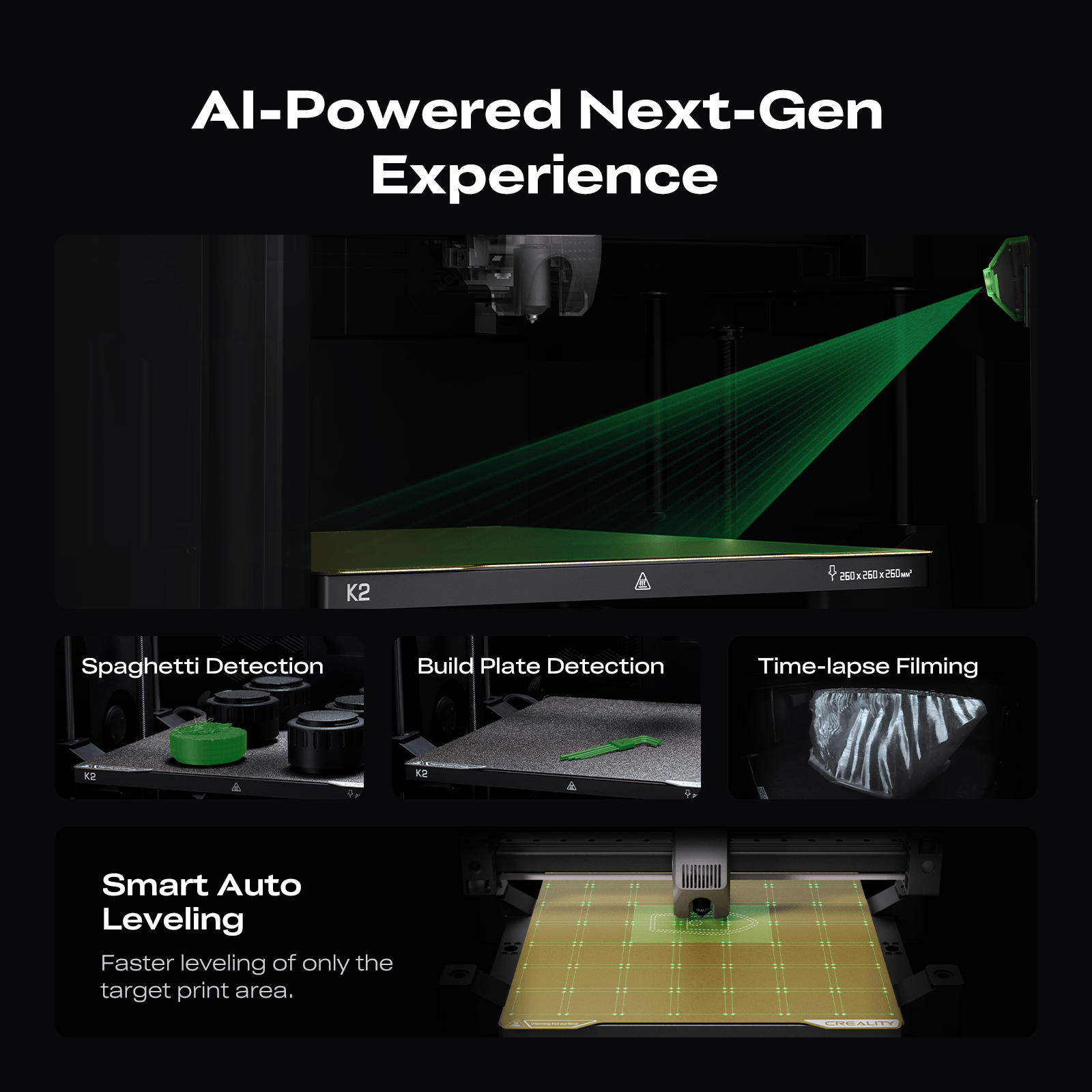 (In Stock) K2 Combo 3D Printer Creality Official Store