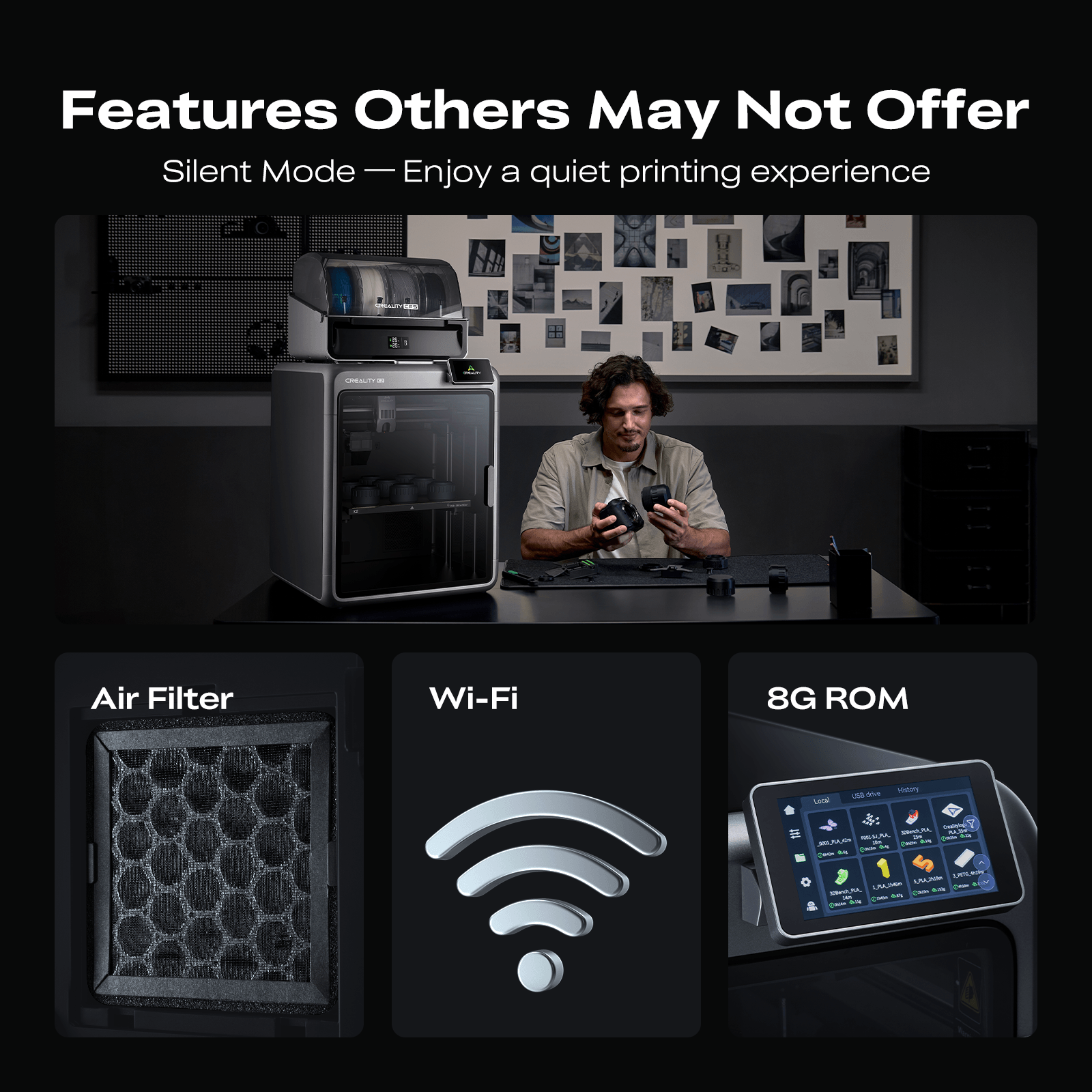 (In Stock) K2 Combo 3D Printer Creality Official Store