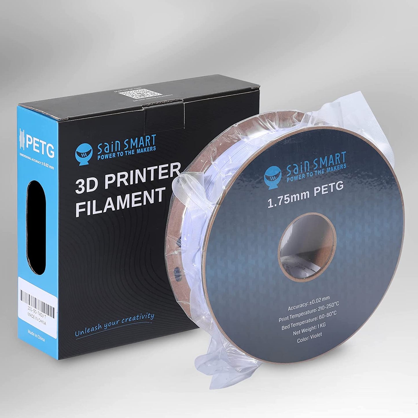 Violet 1.75mm PRO-3 PETG Filament, 1kg Filament 3DPrintiverse.com