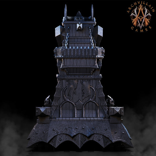 3D Printed Archvillain Games - Charon's Tower of Death 28mm 32mm D&D 3D Printing Boss