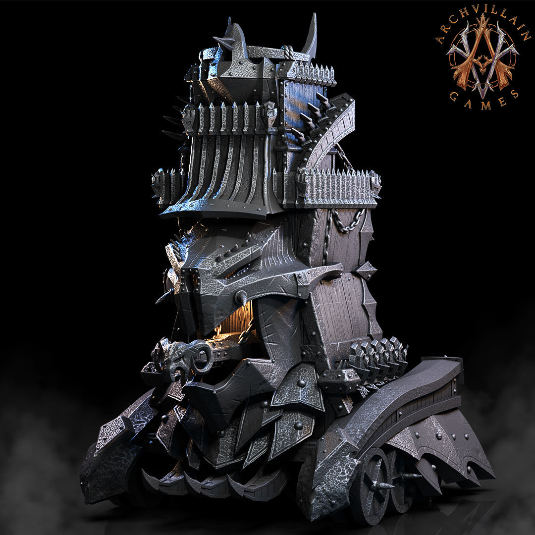 3D Printed Archvillain Games - Charon's Tower of Death 28mm 32mm D&D 3D Printing Boss