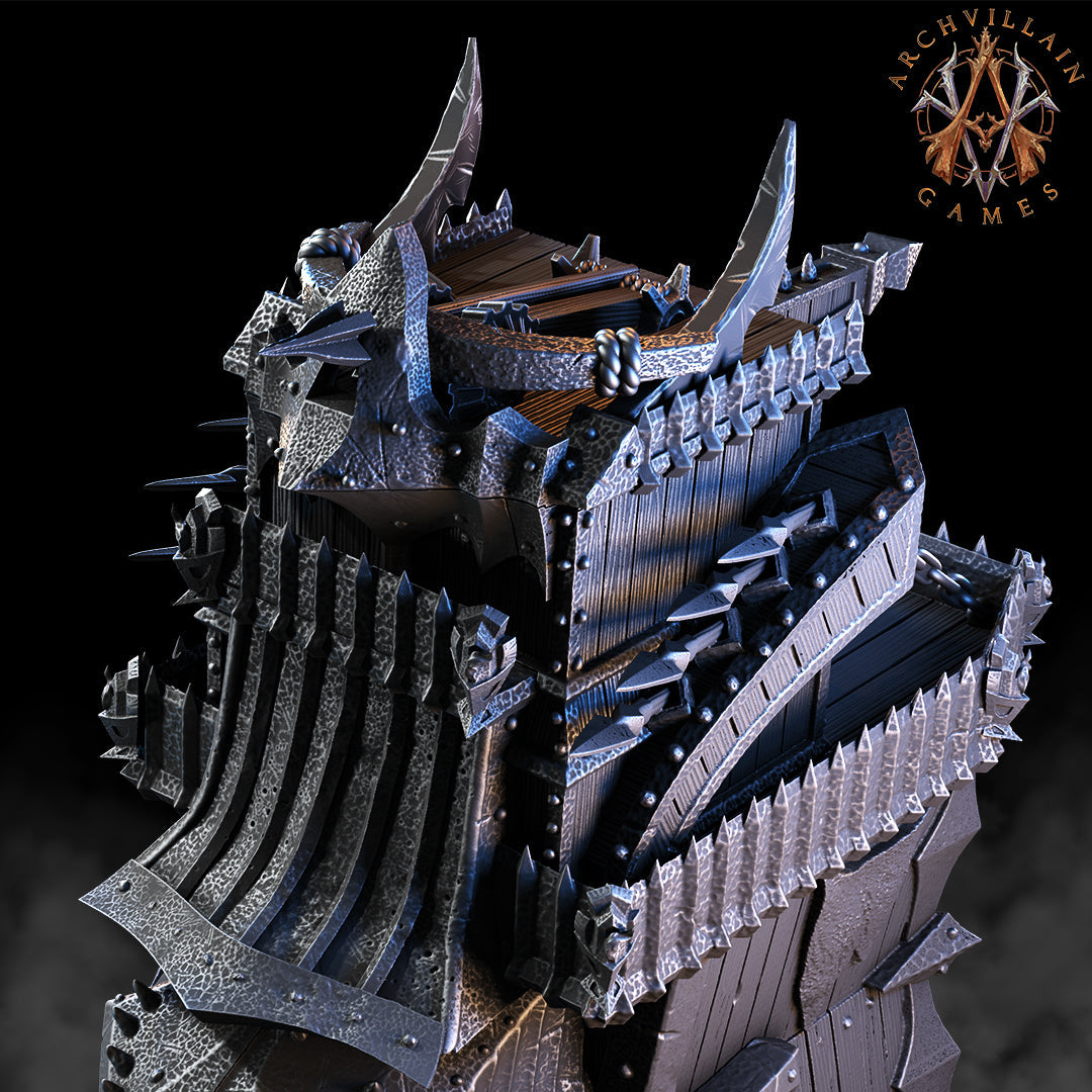 3D Printed Archvillain Games - Charon's Tower of Death 28mm 32mm D&D 3D Printing Boss