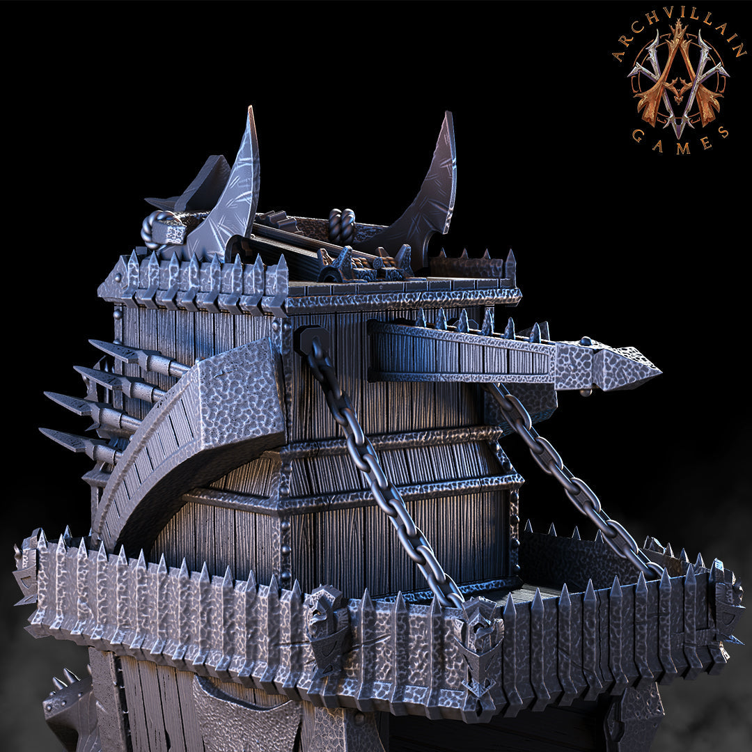3D Printed Archvillain Games - Charon's Tower of Death 28mm 32mm D&D 3D Printing Boss