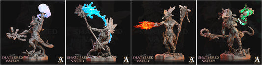 3D Printed Archvillain Games Agama Ajkin Agama Shattered Valley 28 32mm D&D 3D Printing Boss