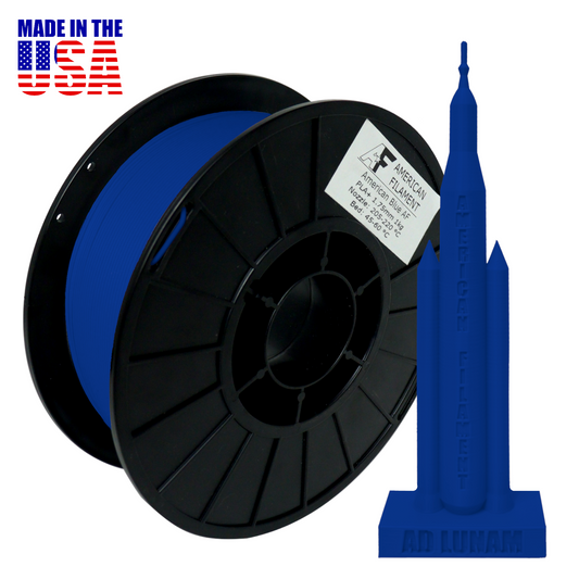American Blue AF 1.75mm PLA+ Filament  Made in the USA! American Filament