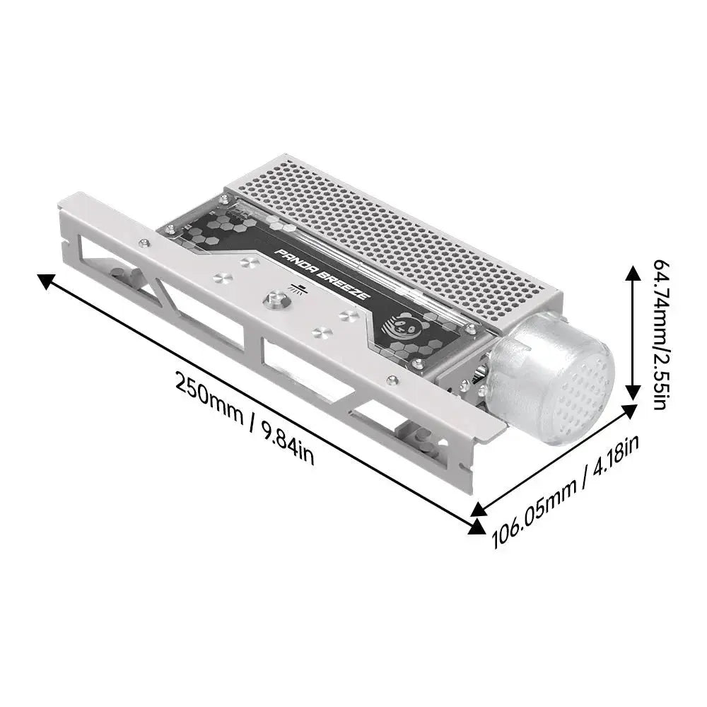 BIQU Panda Breeze Cross Flow Fan for Bambu Lab A1 Printers– Plug & Play High-Flow Cooling Fan with LED Light 3D Printer Accessories 3DPrintiverse.com