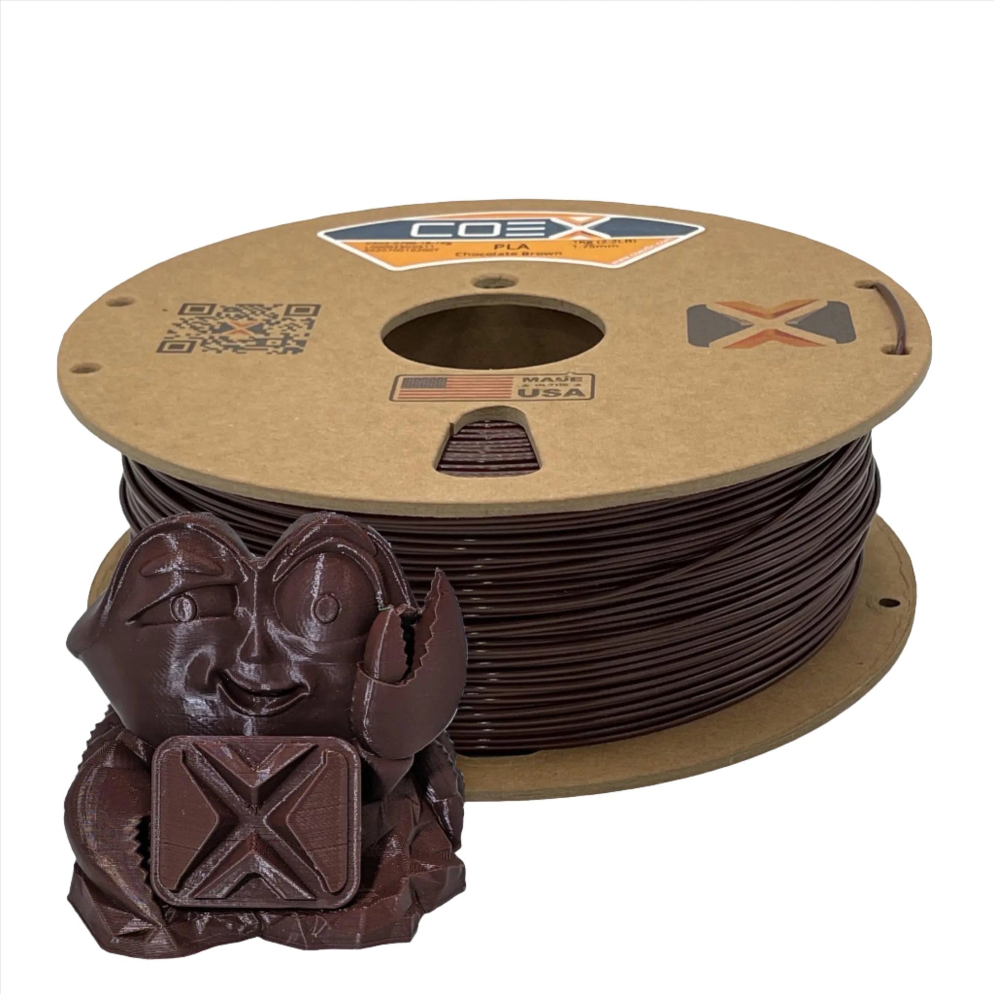 Chocolate Brown PLA COEX 3D