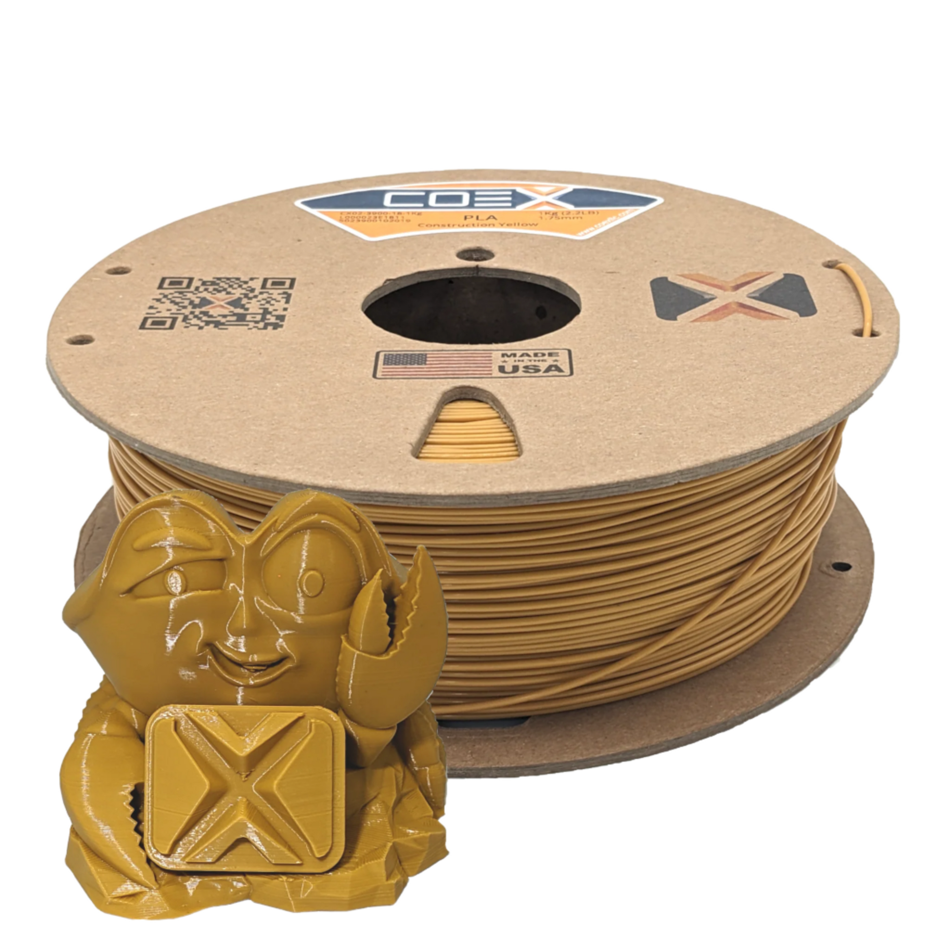 Construction Yellow PLA Prime COEX 3D
