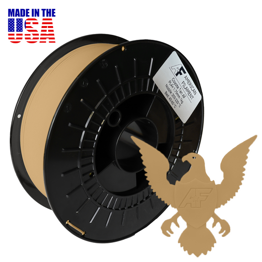 Coyote Tan AF PLA+ 3D Printer Filament,1.75 mm Diameter American Filament