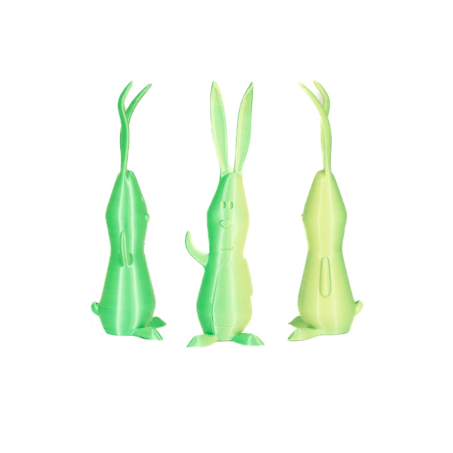 Dual-Color Silk PLA+, Silky Lemon Lime, 1.75mm Filament 3DPrintiverse.com