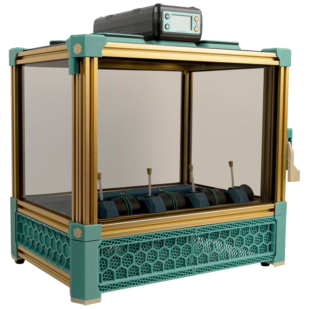 GOLD Edition Box Turtle Automated Filament Changer Kit with Box Turtle, Enclosure, LED Kit, BT-IO Board and BONUS Injection Molded Trays Multi-Material Units 3DPrintiverse.com