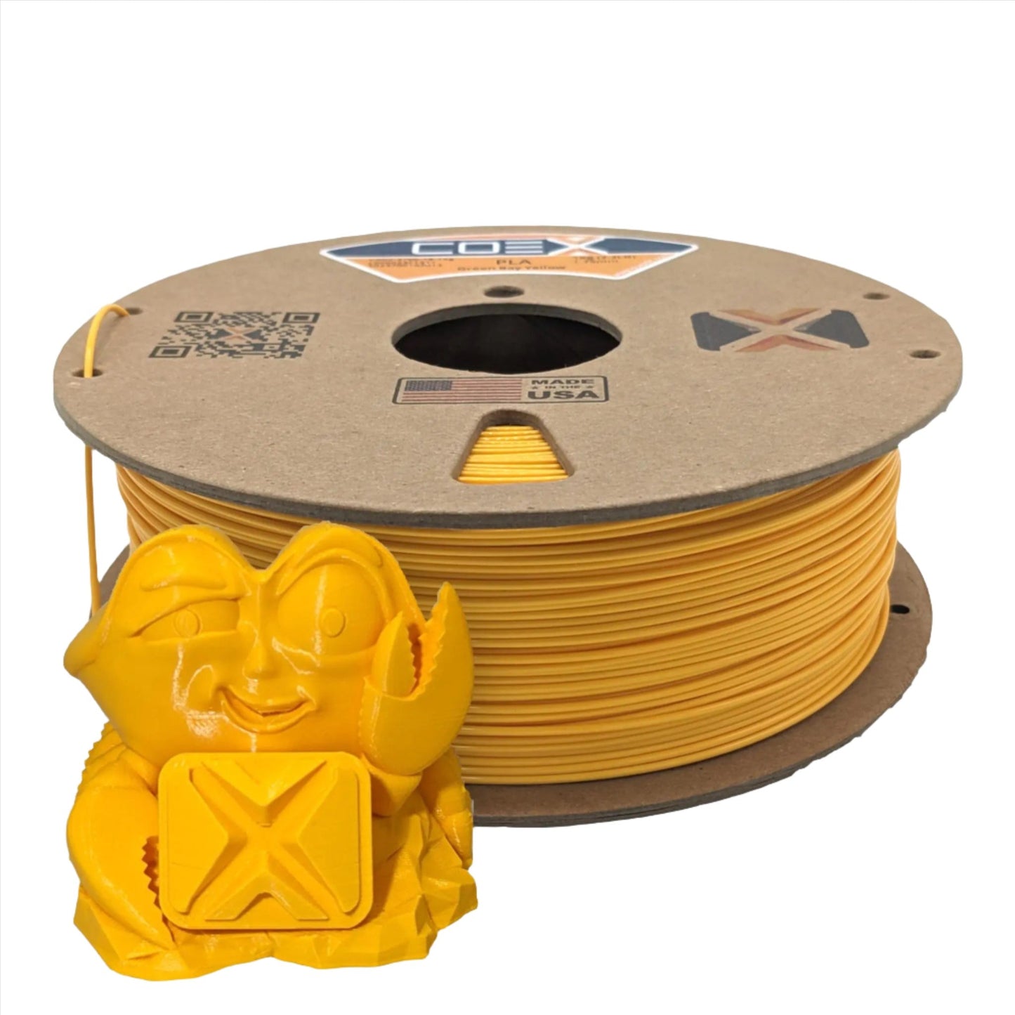 Green Bay Yellow PLA COEX 3D