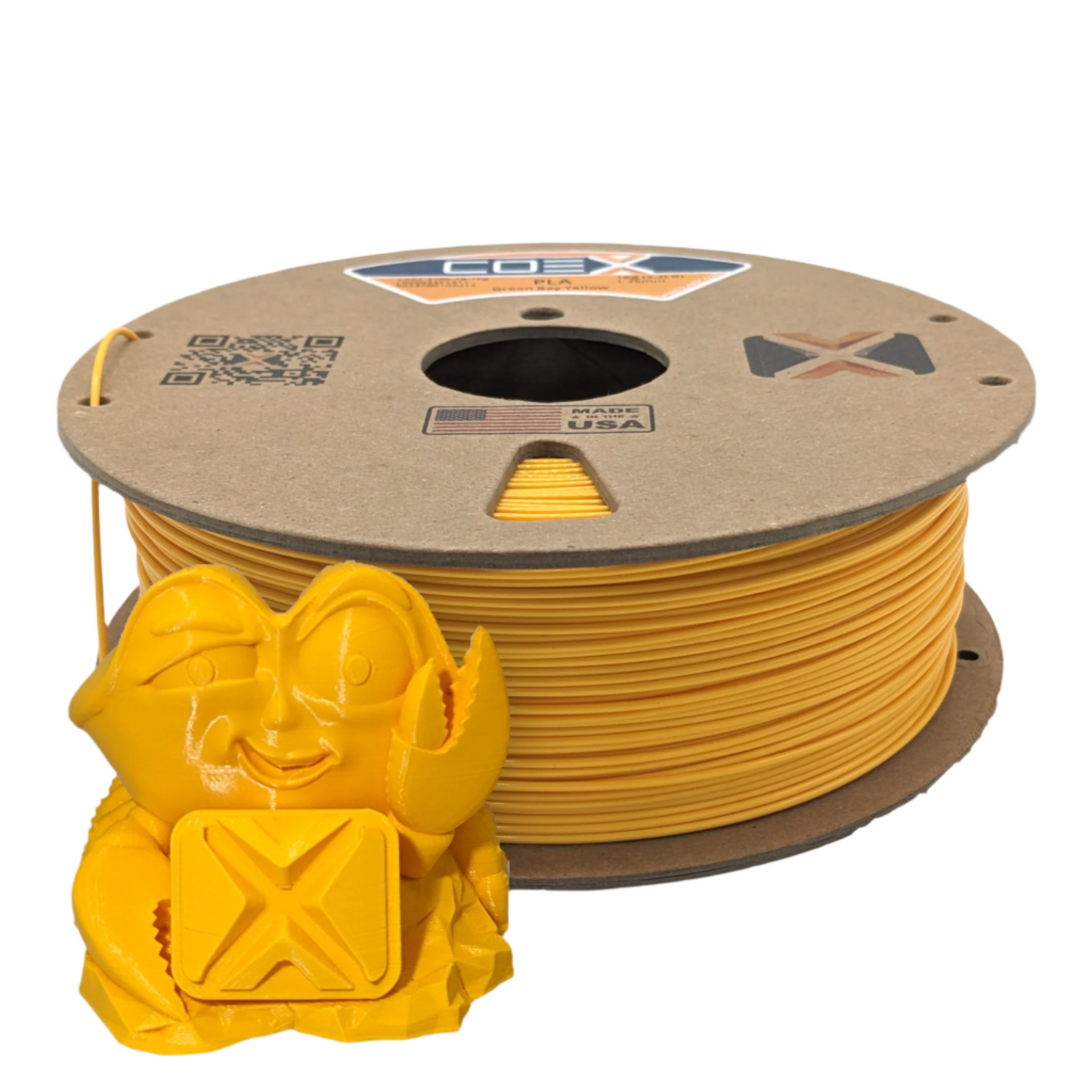 Green Bay Yellow PLA Prime COEX 3D