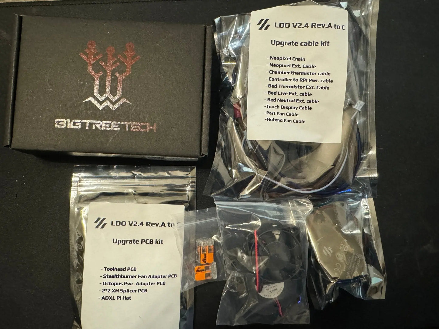 LDO Voron V2.4 Rev.A to Rev.C Upgrade Kit (RevA to RevC) 3D Printer Accessories 3DPrintiverse.com