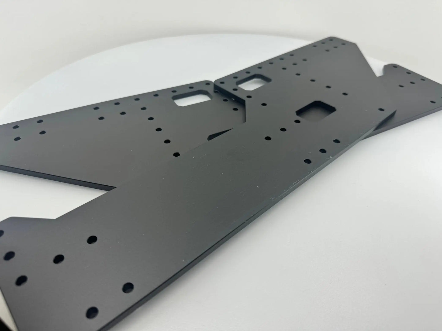 Milo FMJ Z Plate 120mm CNC Machined Aluminium Plate Set of 2 for Milo 1.5 CNC Machines 3DPrintiverse.com