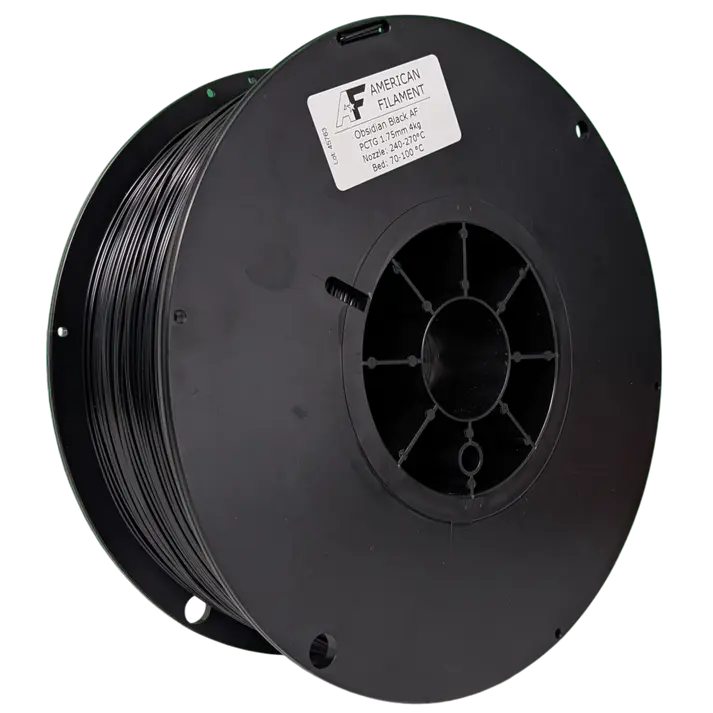 Obsidian Black AF 1.75mm PCTG Filament Made in the USA! PCTG 106.50 3DPrintiverse.com