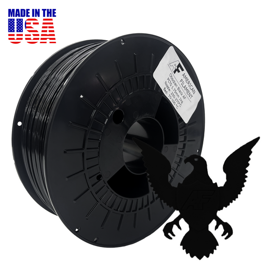Obsidian Black AF 1.75mm PCTG Filament Made in the USA! American Filament