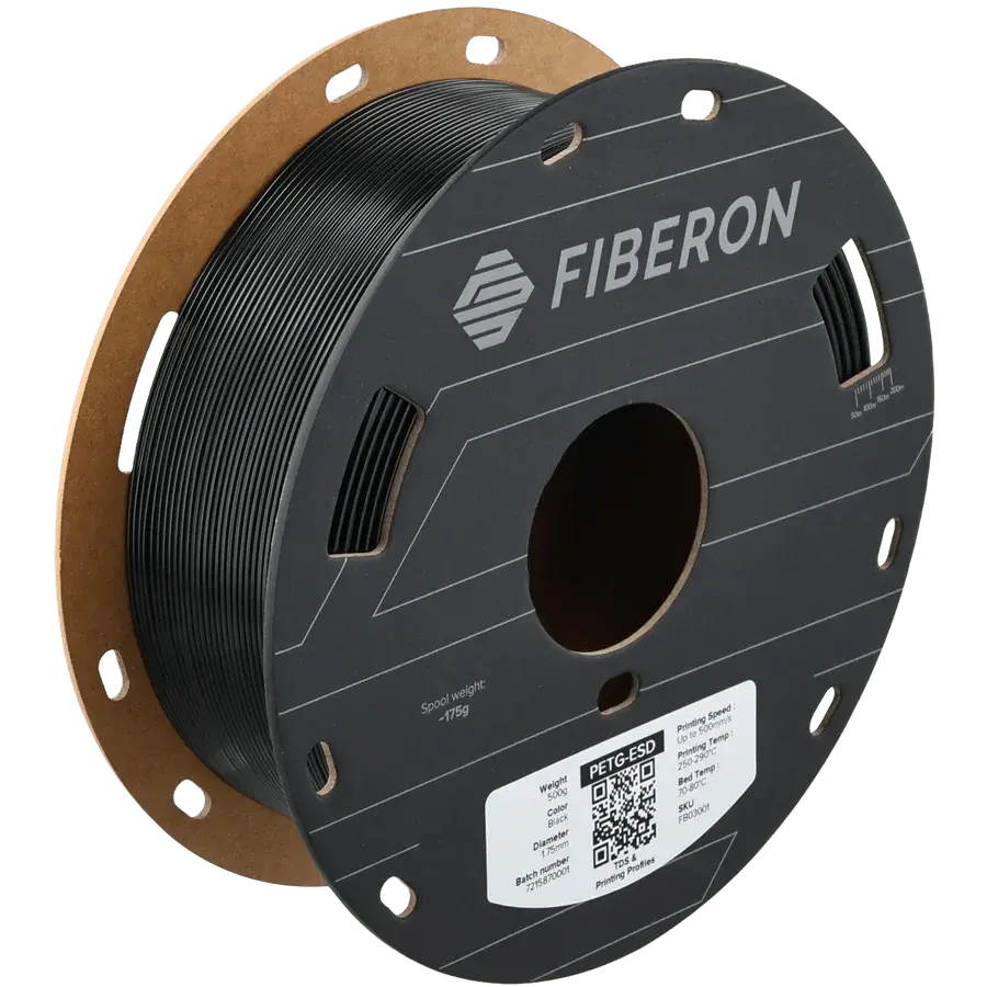 Polymaker Fiberon Engineering Filament - PETG-ESD (500g) Filament 3DPrintiverse.com