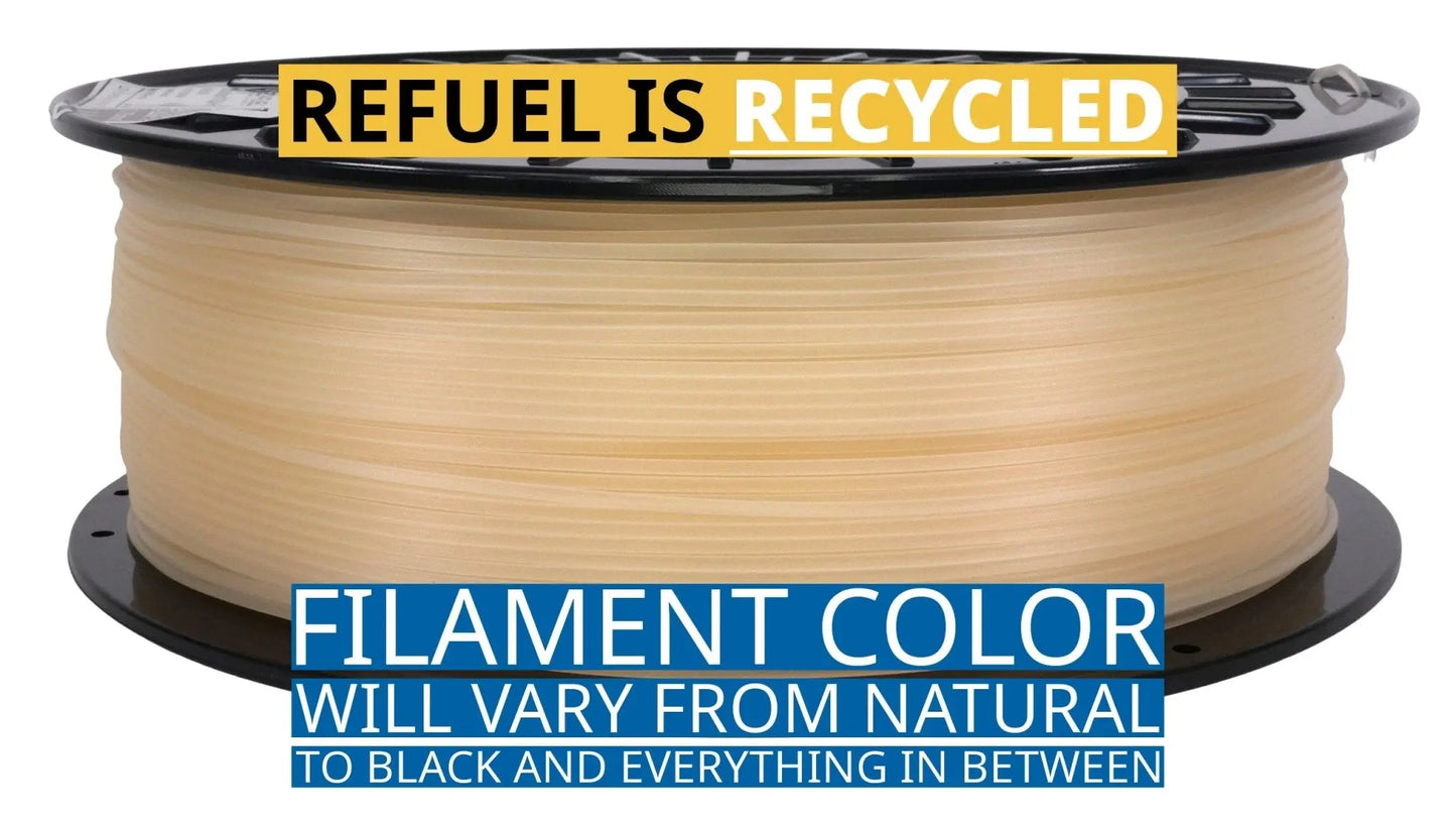 ReFuel™3D-Fuel Recycled Standard or Tough Pro PLA+, 1.75mm