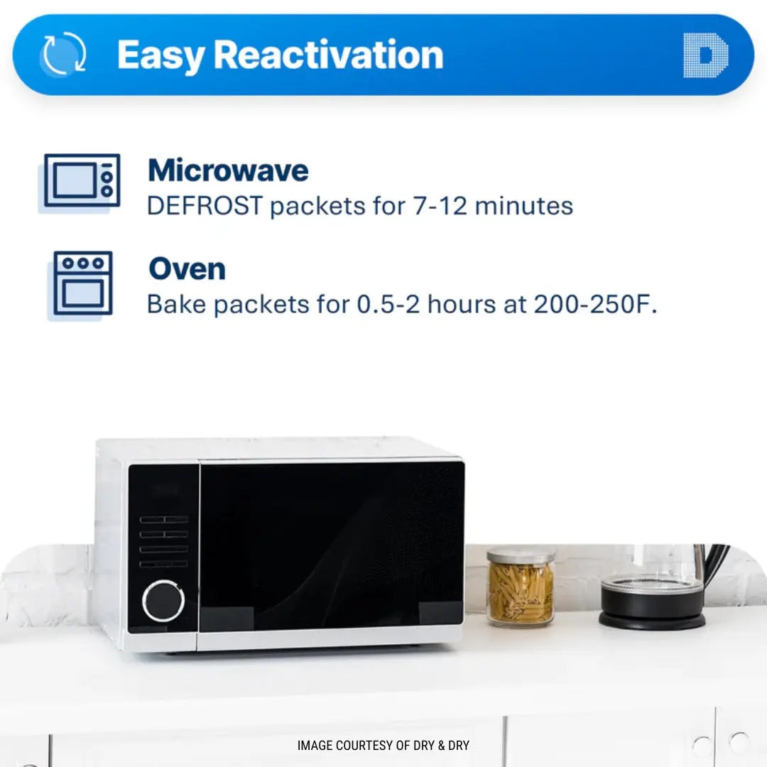 Rechargeable Silica Gel Desiccant Packets 3D Printer Accessories 3DPrintiverse.com