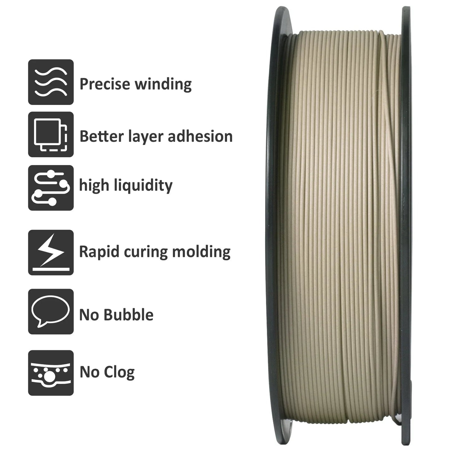 Geeetech Wood PLA 1kg 1.75mm Filament 3d Print wire Vacuum Packaging Local Warehouses Colorful Plastic for FDM 3D printer ZeeBelle.com