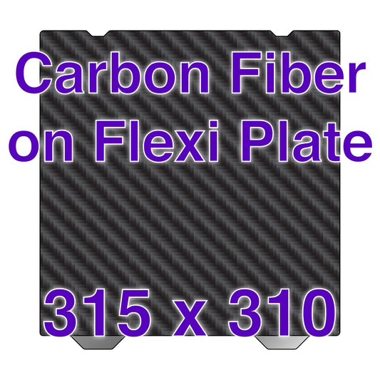 Flexi Plate with Carbon Fiber - Creality K1  Max - 315 x 310 Wham Bam Systems