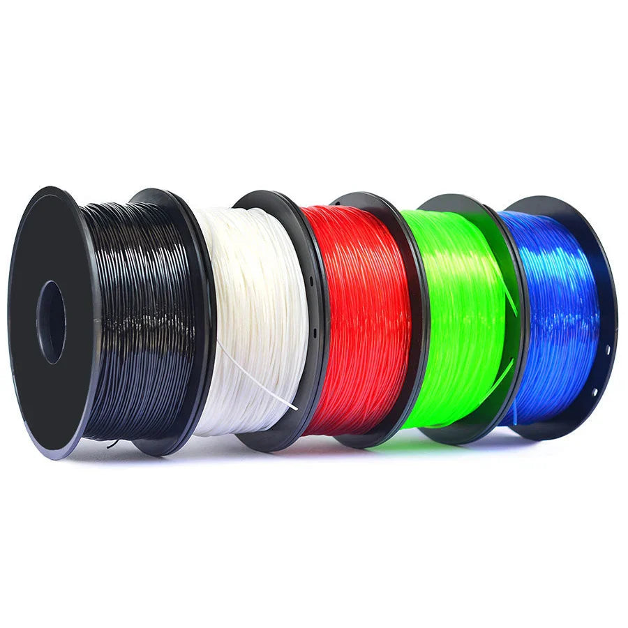 TPU 3D Printer Flexible Filament 250g 1.75mm Length 80M