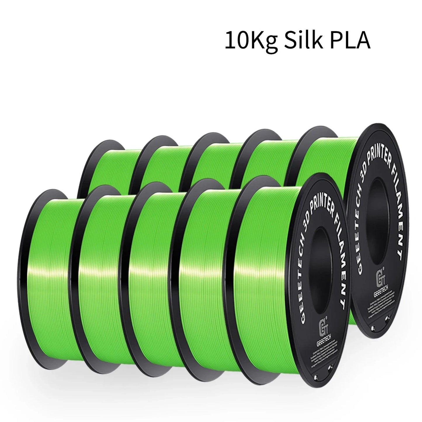 GEEETECH 10Kg 3d Silk PLA Filament 1.75mm Spool Wire For 3D Printer Material,Safety, Vacuum packaging ZeeBelle.com