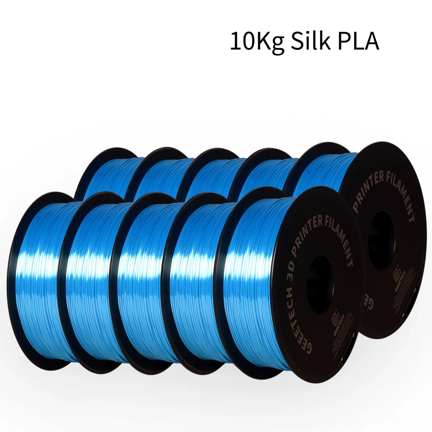 GEEETECH 10Kg 3d Silk PLA Filament 1.75mm Spool Wire For 3D Printer Material,Safety, Vacuum packaging ZeeBelle.com