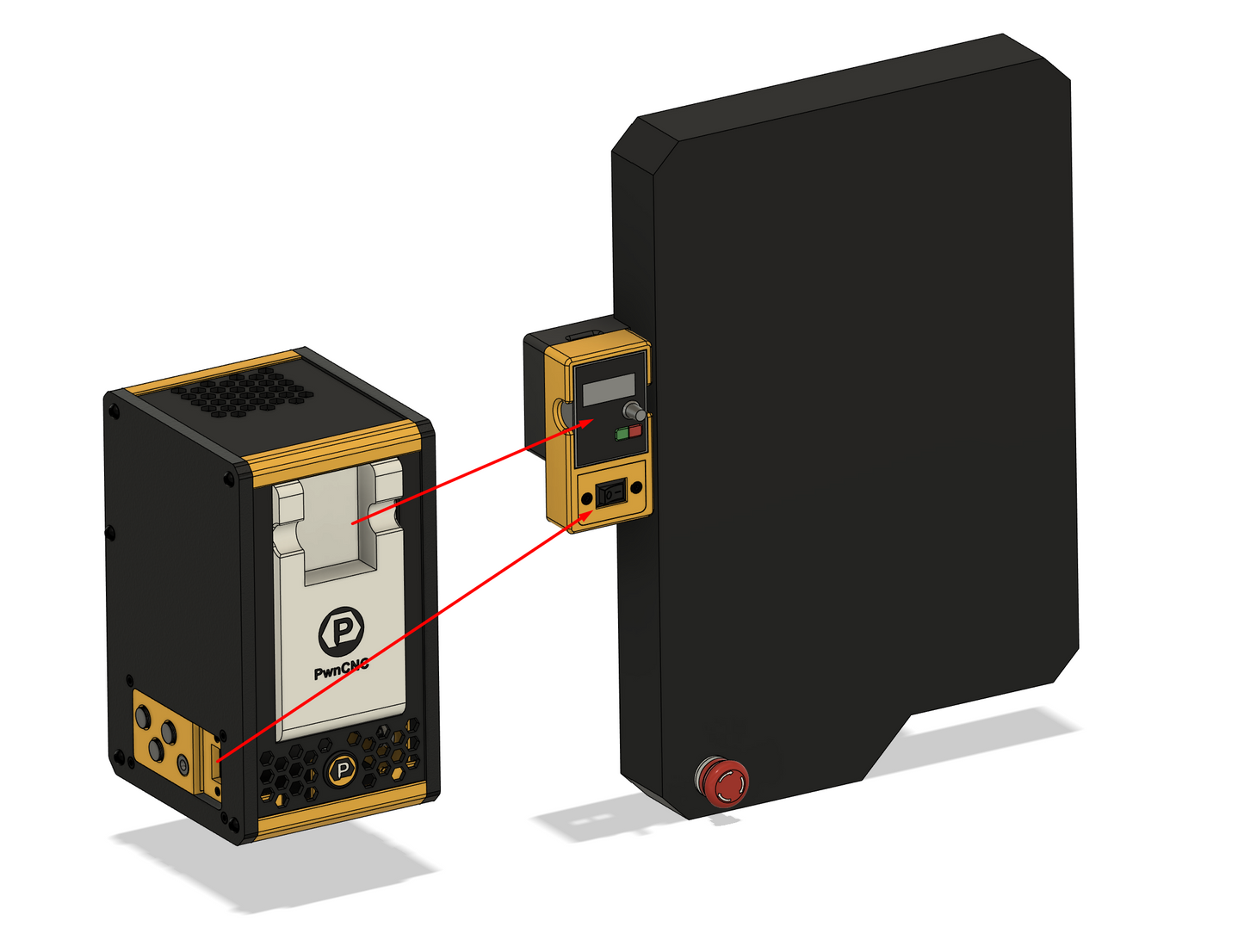 VFD Keypad & Manual Override Mount Kit for Masso Touch Spindle Accessory 3DPrintiverse.com