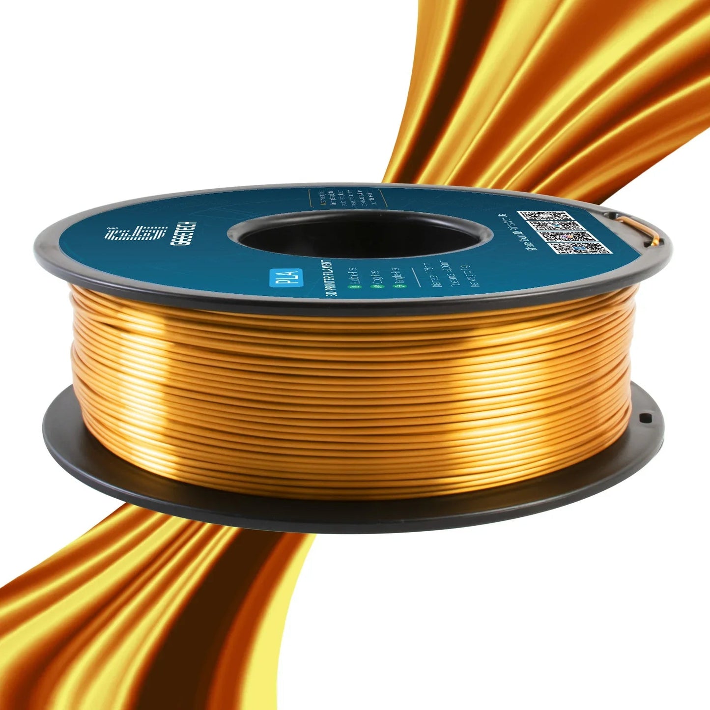 GEEETECH 10Kg 3d Silk PLA Filament 1.75mm Spool Wire For 3D Printer Material,Safety, Vacuum packaging ZeeBelle.com
