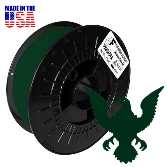 Outdoor Green AF 1.75mm Tough Pro PLA+ Filament Made in the USA! American Filament