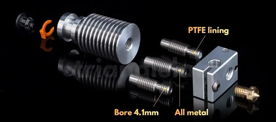 V6 All-metal Hotend Kit 3DPrintiverse.com