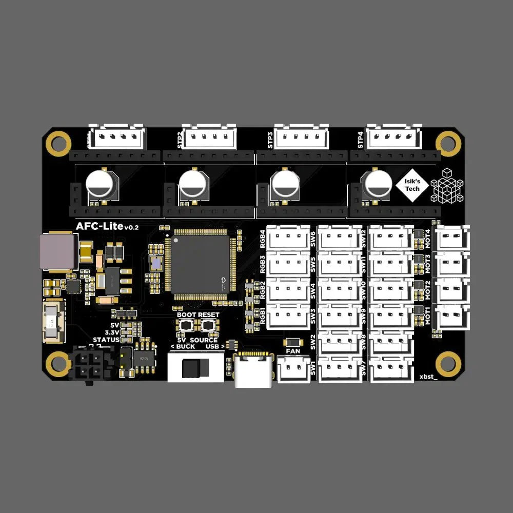 AFC-Lite Box Turtle Multi Filament Controller PCB West3D Printing