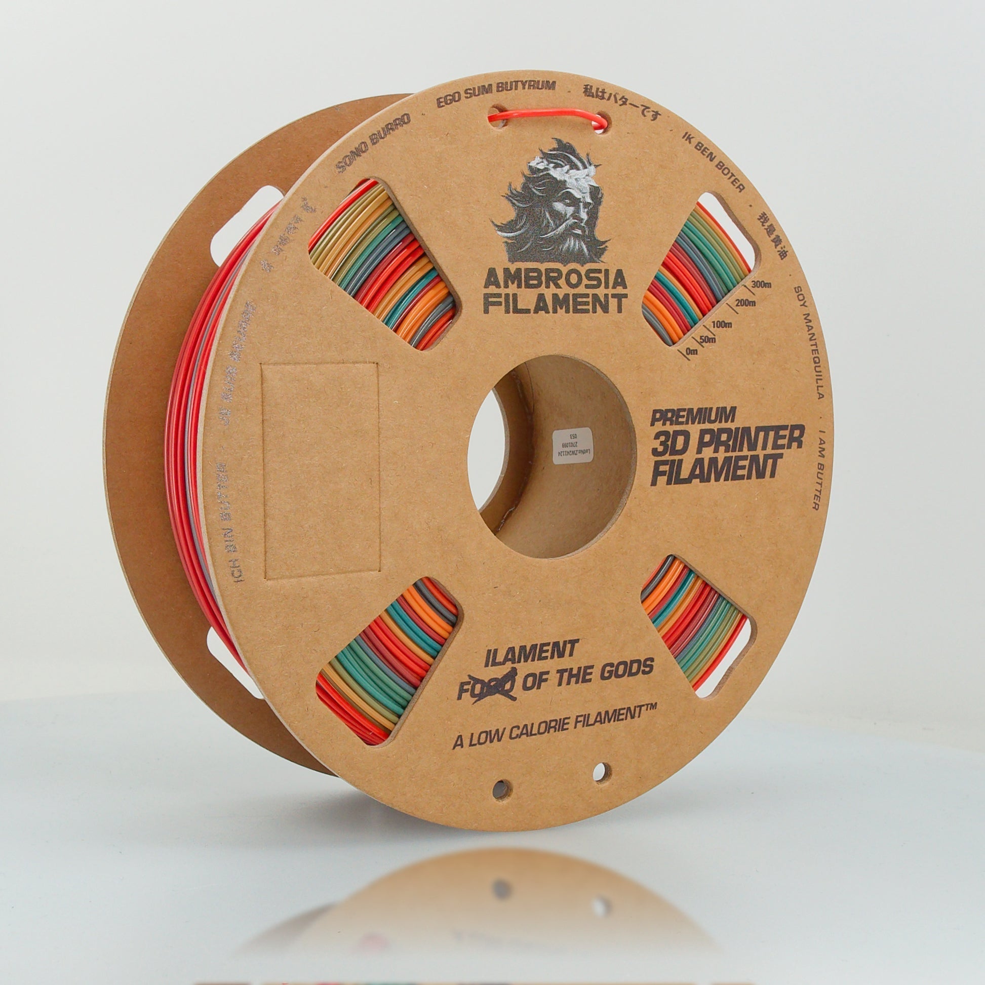 AMBROSIA ASA Filament of the Gods - 1KG Bambu AMS Friendly Cardboard Spools Premium 3D Printing Filament House ASA West3D Printing