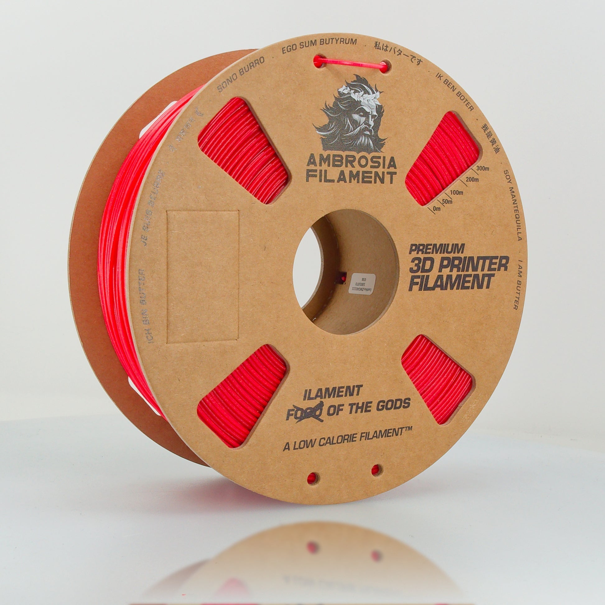 AMBROSIA Galactic (Sparkle) PLA Filament of the Gods - 1KG Bambu AMS Friendly Cardboard Spools Premium 3D Printing Filament West3D Printing