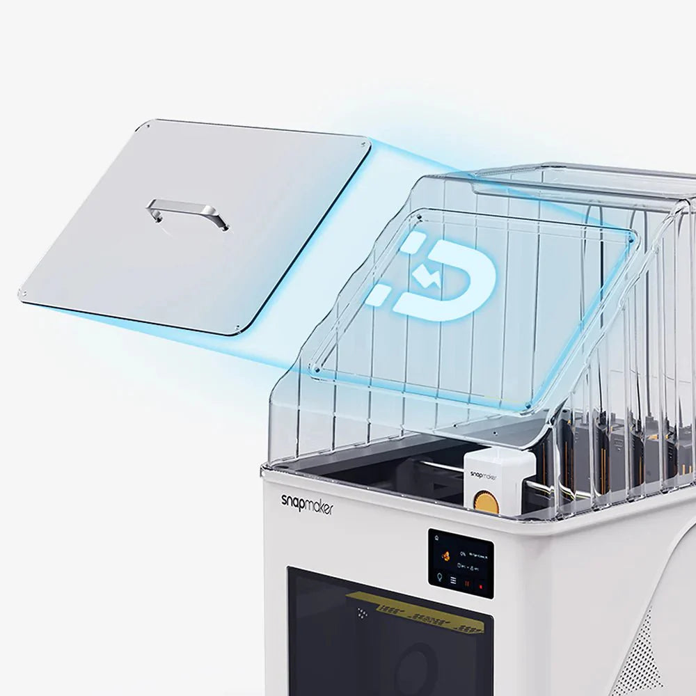 Biqu PopCap Tophat / Lid Enclosure for the Snapmaker U1 - with 4 Bonus Rolls of Filament