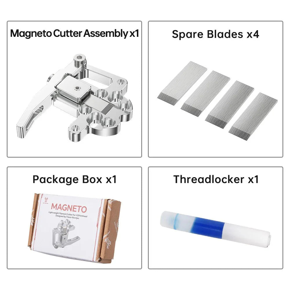 BTT Magneto Cutter Auto-Loading Magnetic Filament Cutter for VzBot 3D Printer Toolhead West3D Printing
