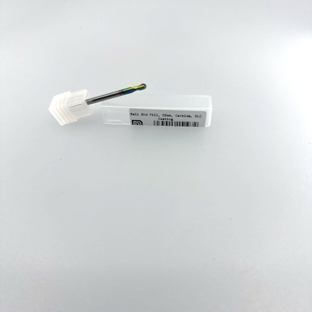 Carbide End Mills with DLC coating for CNC Machines (e.g. Milo CNC) West3D Printing