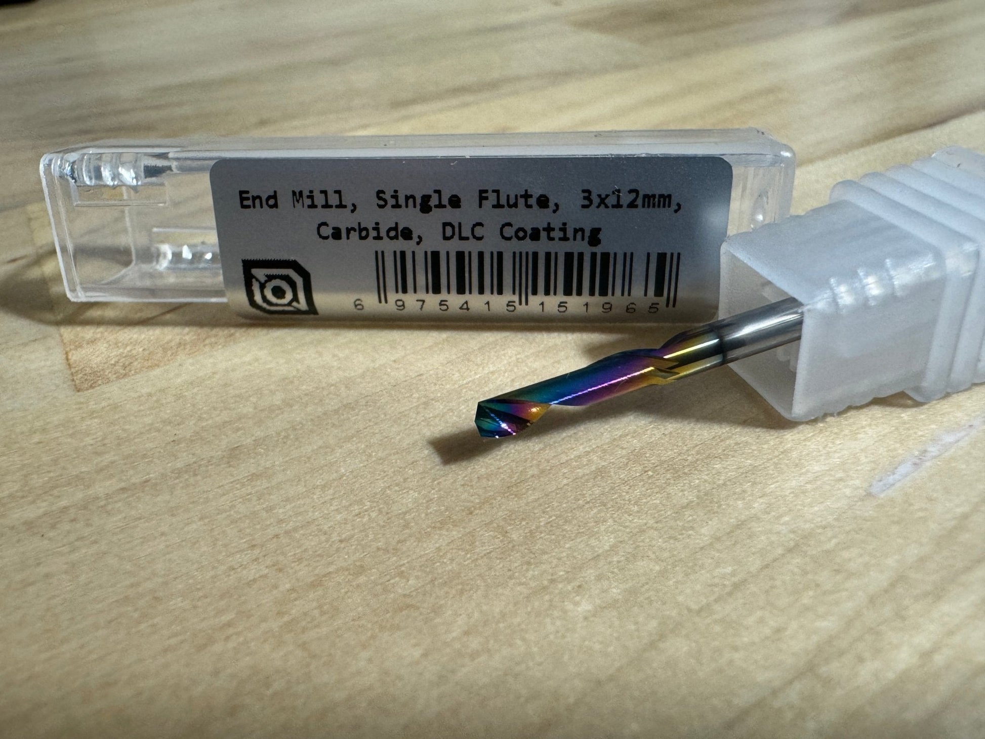 Carbide End Mills with DLC coating for CNC Machines (e.g. Milo CNC) West3D Printing